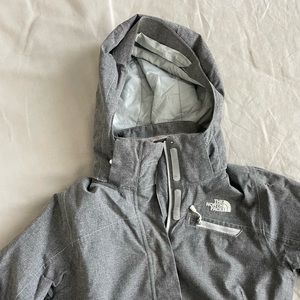 North Face fully insulated and thick rain jacket